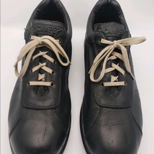 Camper Pelotas Ariel Classic Retro Black Leather